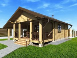 баня из профилированного бруса под ключ
