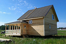 Дом из бруса DL17 - 121 м<sup>2</sup> (8x8)