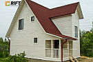 Дом из бревна DL12 - 119 м<sup>2</sup> (9x8)