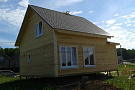 Дом из бруса DL17 - 121 м<sup>2</sup> (8x8)