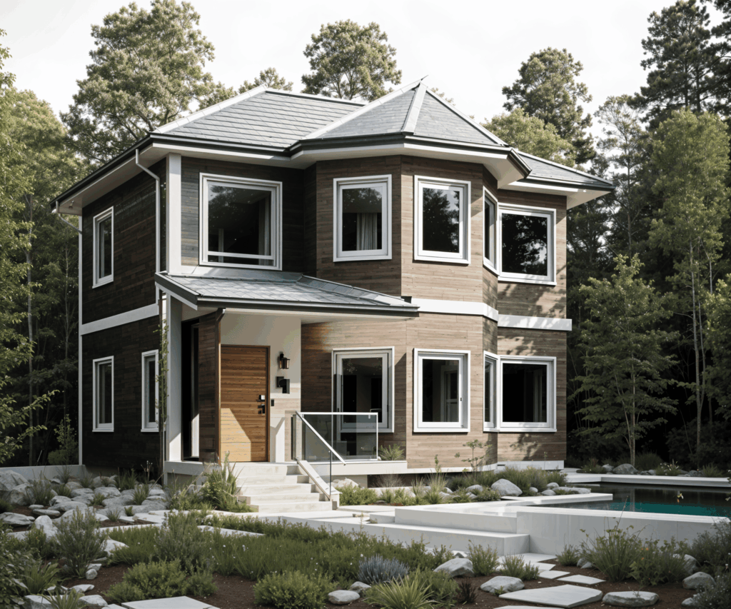 Современный каркасный дом