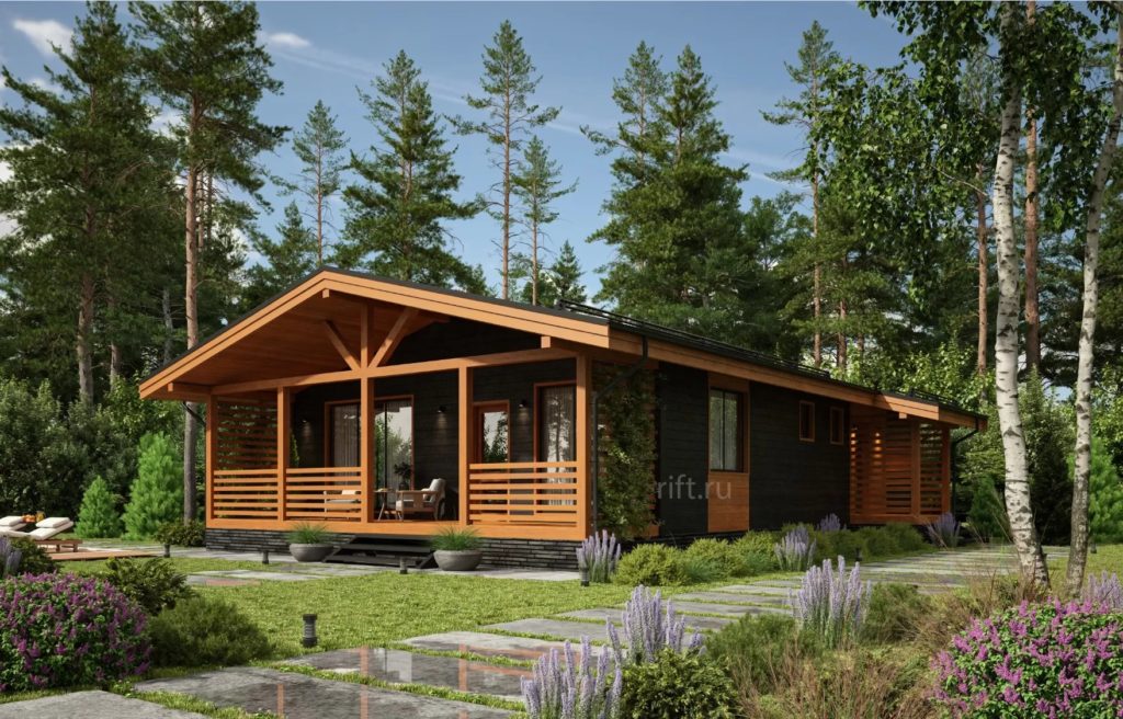 Проект каркасного дома DG44