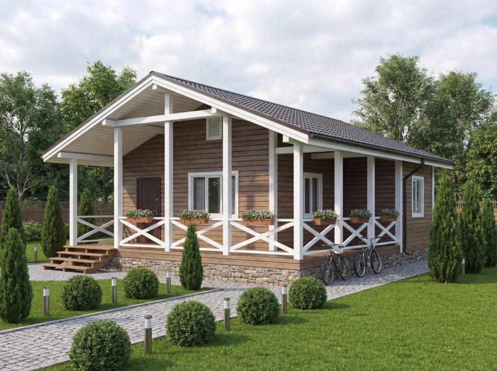 Каркасный дом DG49