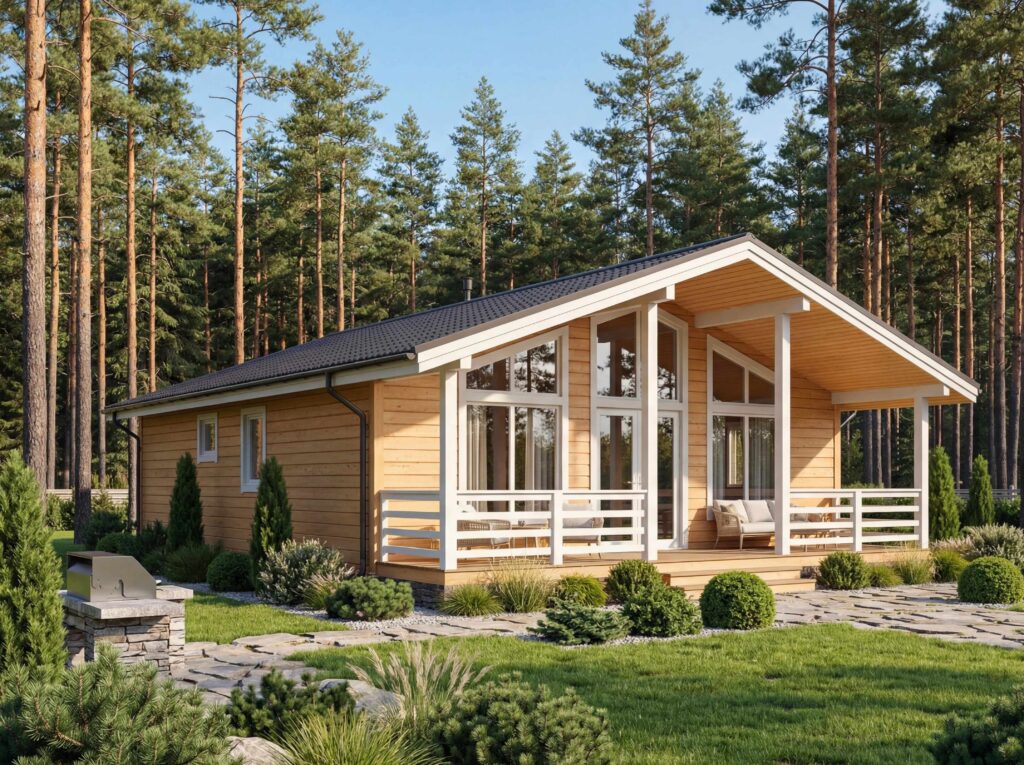 Каркасный дом DG49