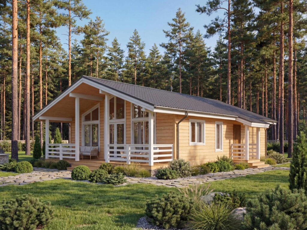 Каркасный дом DG49